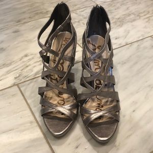Sam Edelman metallic high heels